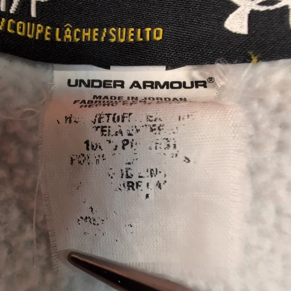 Under Armour Sweatshirt Mens S Blue Hoodie Pocket‎ Loose Athletic Active Zip Up